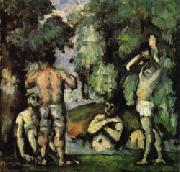 Paul Cezanne Five Bathers oil painting